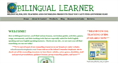 Desktop Screenshot of bilinguallearner.com